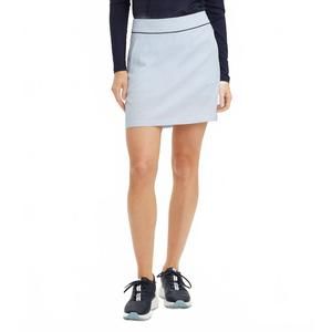 NEW RENWICK seersucker skort in periwinkle white